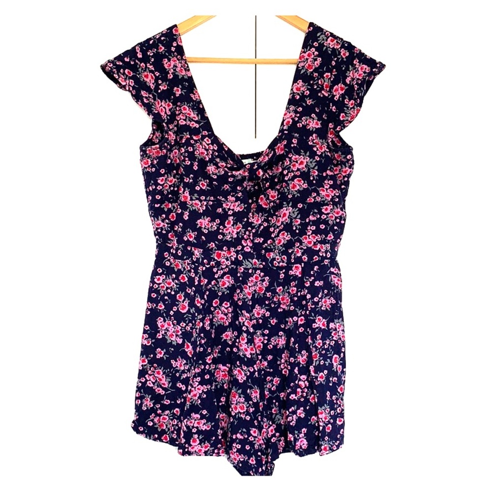 Spring floral romper
